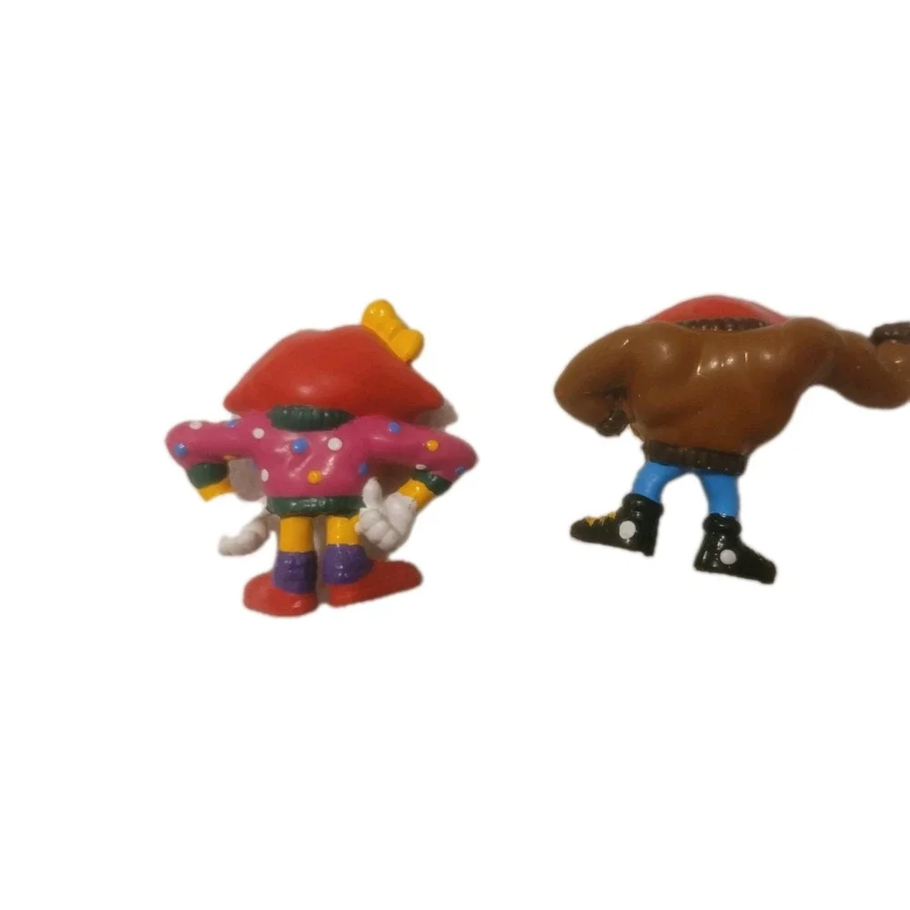 TANG LIPS SMILE Lot of 2 PVC figures 1989‎ General Mills Promo Applause